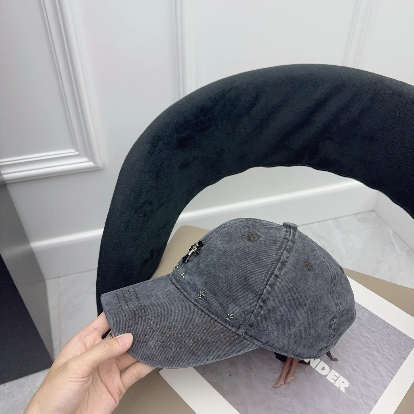 Crow Heart✝️ Heavy Industry High Quality Baseball Cap Premium Color‼ ️